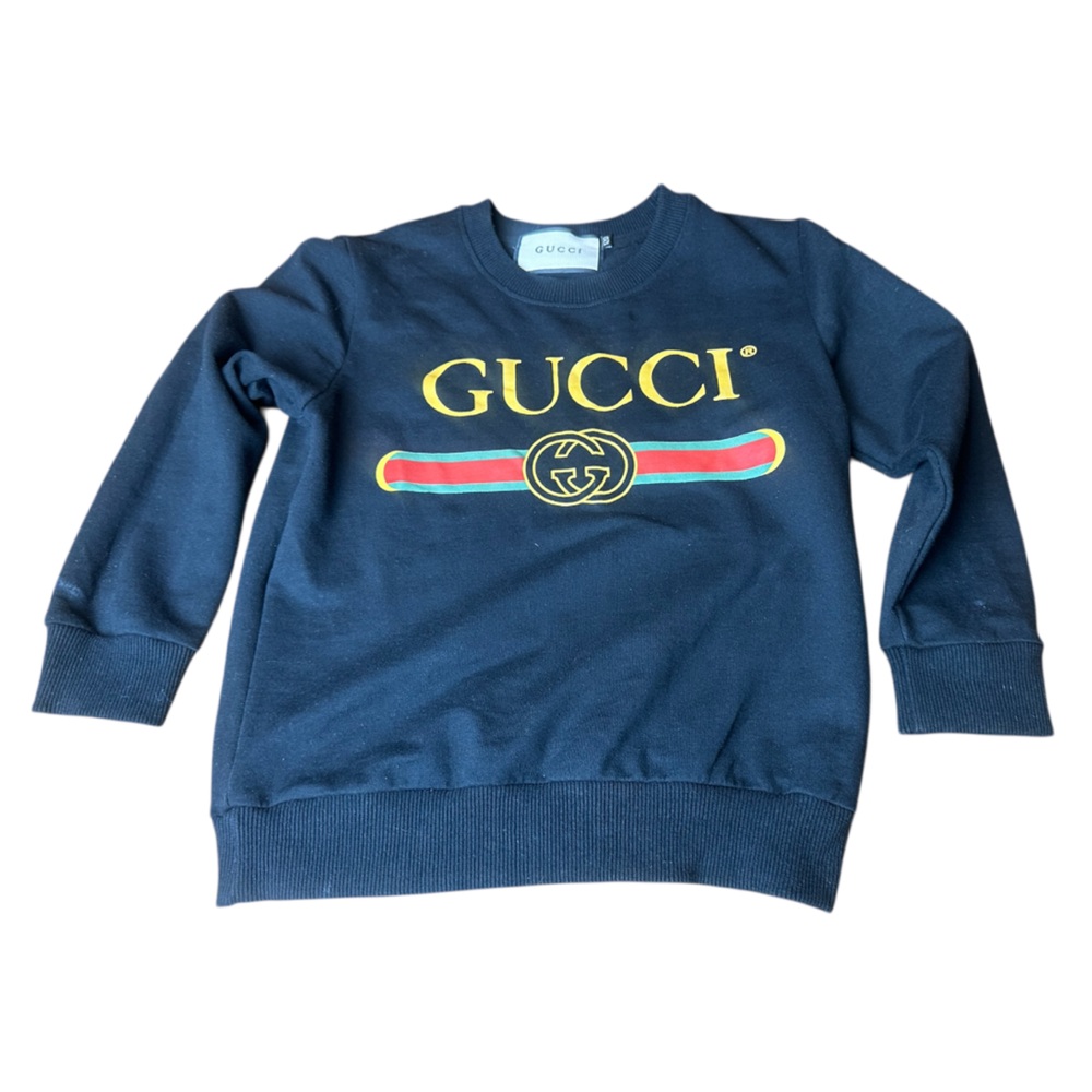 Fashion Gucci Toddler Logo Sweatshirt Size 2-4